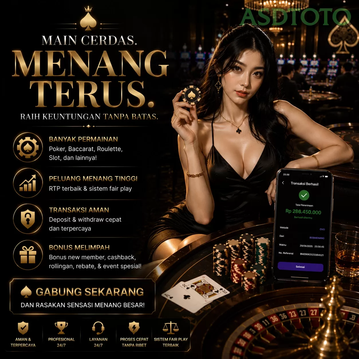 Beragam Permainan yang Tersedia di asdtoto
